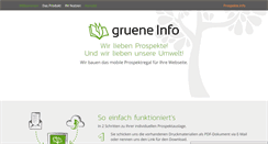 Desktop Screenshot of gruene.info