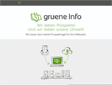 Tablet Screenshot of gruene.info